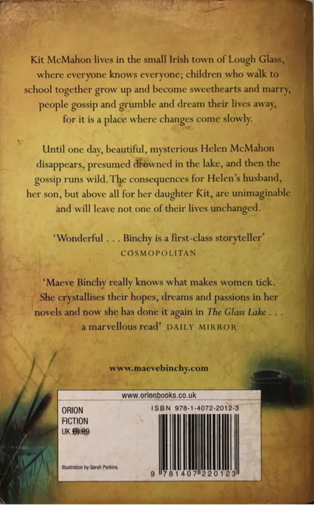The Glass Lake - Maeve Binchy (Orion Books - Paperback) book collectible [Barcode 9781407220123] - Main Image 2