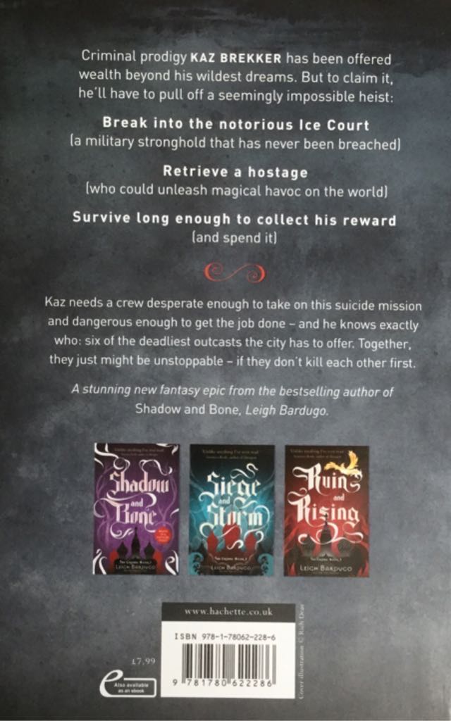 4: Six Of Crows: GrishaVerse - Leigh Bardugo (Picador USA) book collectible [Barcode 9780312267681] - Main Image 2