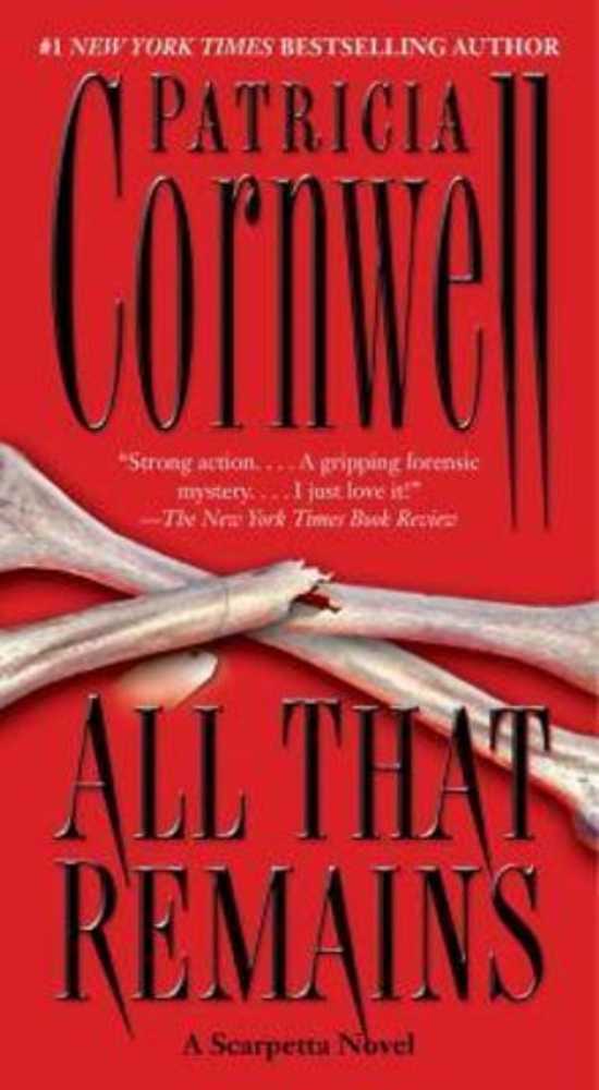 All That Remains - Patricia Cornwell (Charles Scribner’s Sons - Hardcover) book collectible [Barcode 9780684193953] - Main Image 4