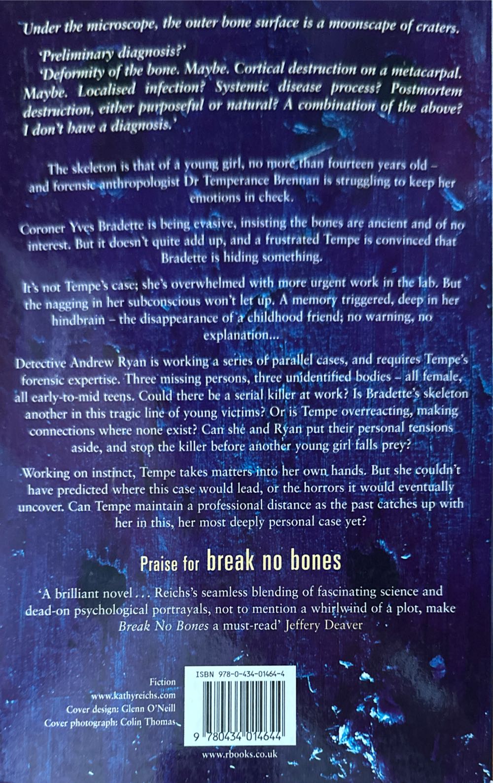 Bones to Ashes - Kathy Reichs (William Heinemann - Paperback) book collectible [Barcode 9780434014644] - Main Image 2