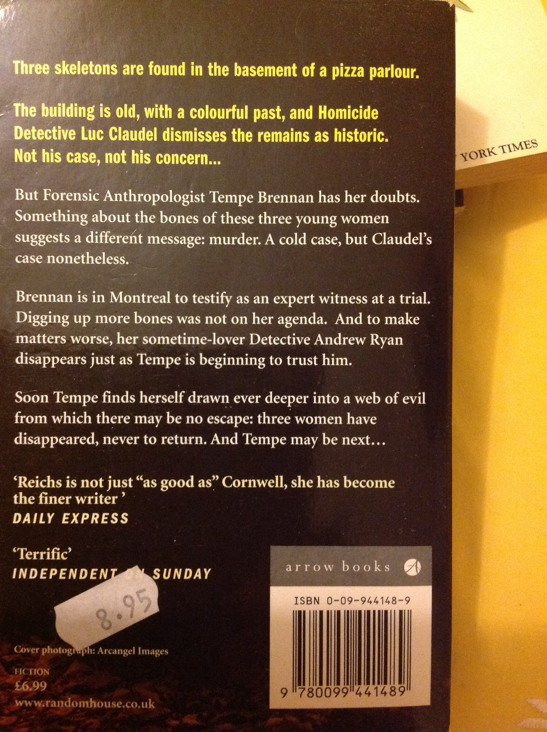 Monday Mourning - Kathy Reichs (Arrow Books - Paperback) book collectible [Barcode 9780099441489] - Main Image 2
