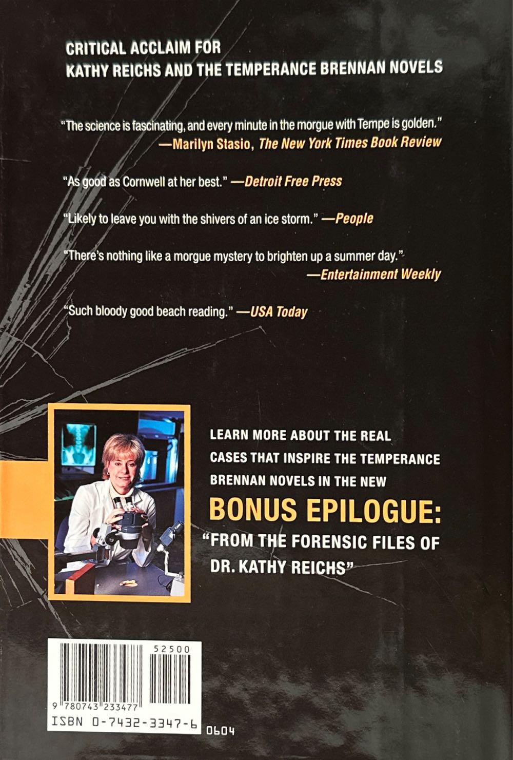 7: Monday Mourning - Kathy Reichs (Scribner - Hardcover) book collectible [Barcode 9780743233477] - Main Image 2