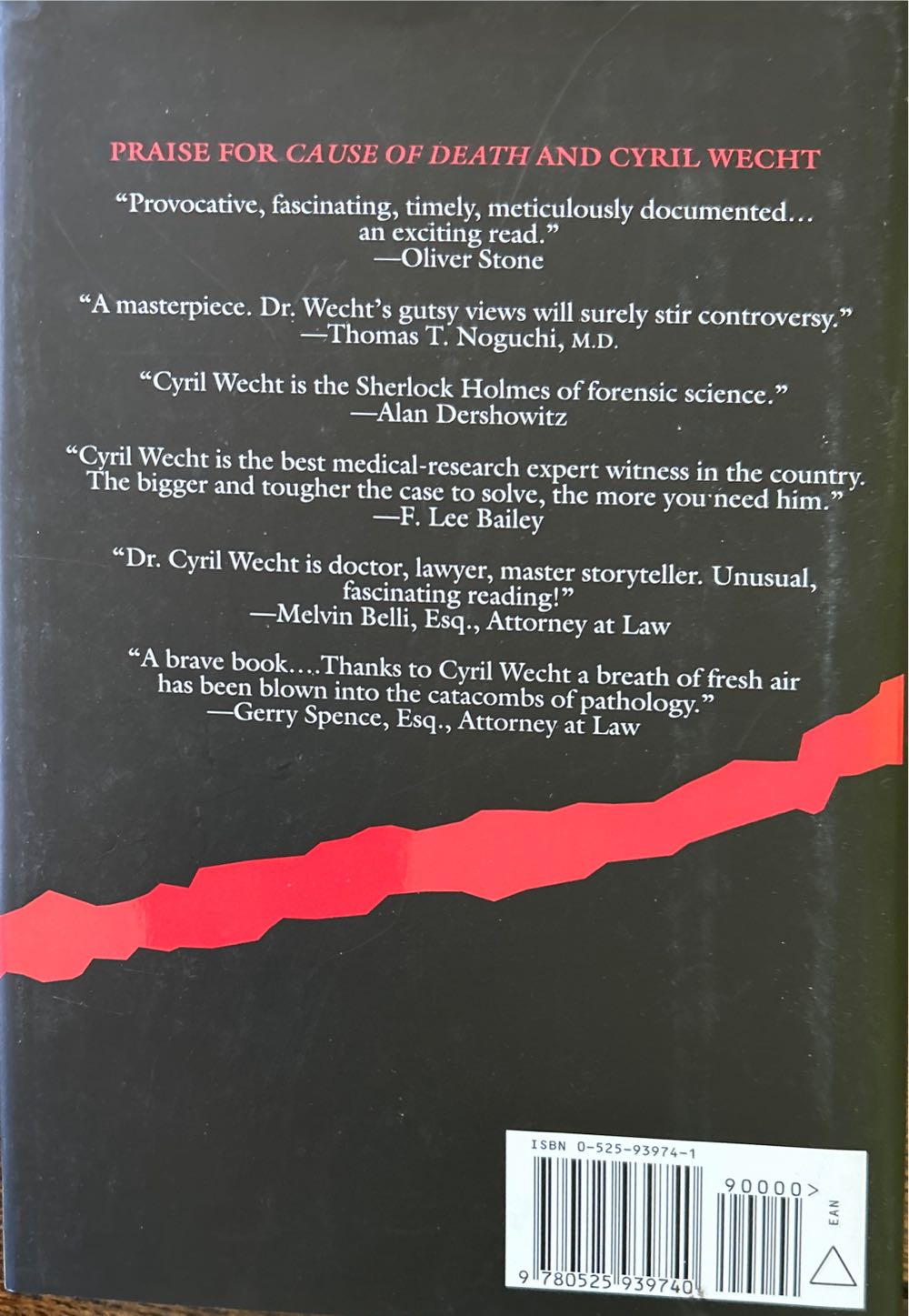 Grave Secrets - Cyril Wecht (E P Dutton - Hardcover) book collectible [Barcode 9780525939740] - Main Image 2