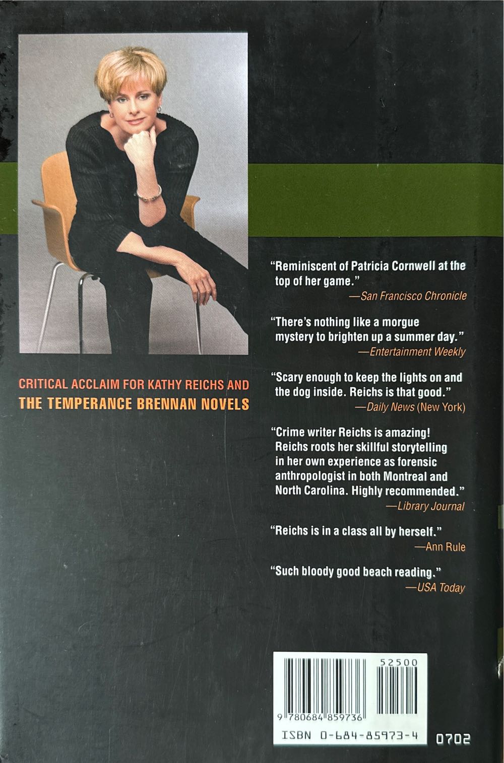 Grave Secrets - Kathy Reichs (Scribner - Hardcover) book collectible [Barcode 9780684859736] - Main Image 2