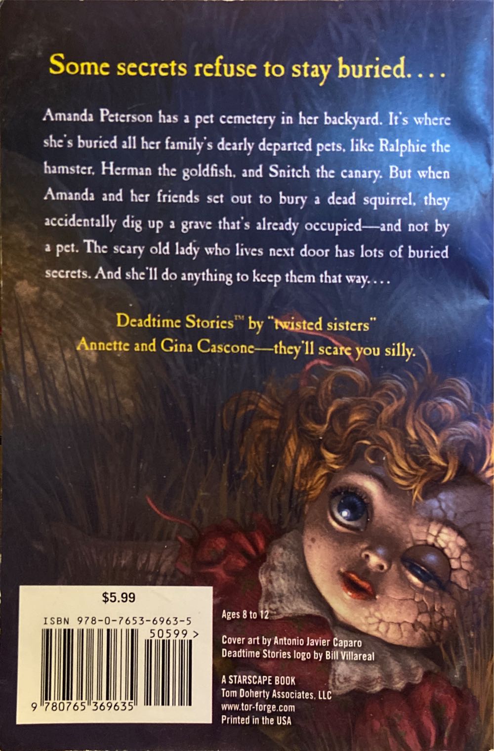 Grave Secrets - Annette & Gina Cascone (Tom Doherty Asociates, LLC - Paperback) book collectible [Barcode 9780765369635] - Main Image 2