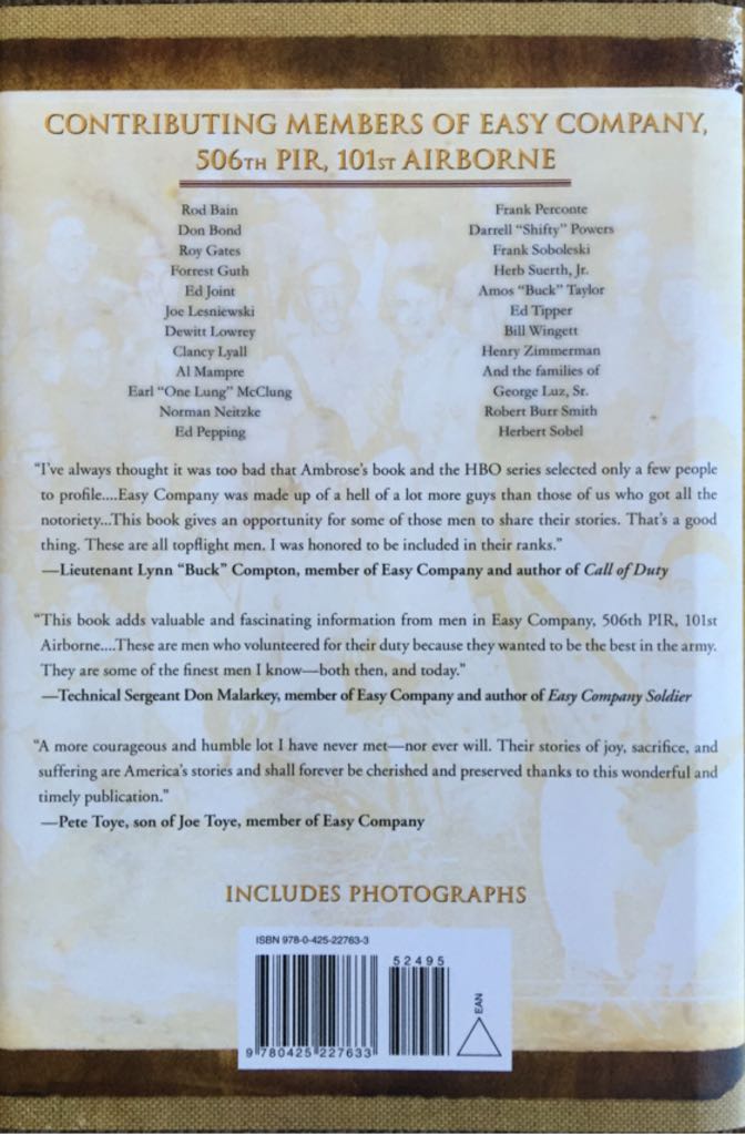 We Who Are Alive and Remain: Untold Stories From The Band Of Brothers - Marcus Brotherton (Penguin Group - Hardcover) book collectible [Barcode 9780425227633] - Main Image 2