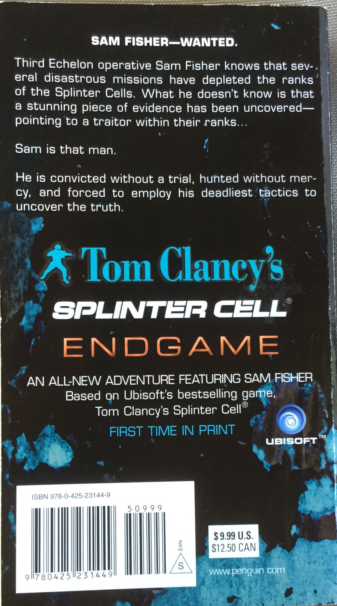 Splinter Cell:  Book #6 Endgame - Tom Clancy (Berkley Books, New York - Paperback) book collectible [Barcode 9780425231449] - Main Image 2