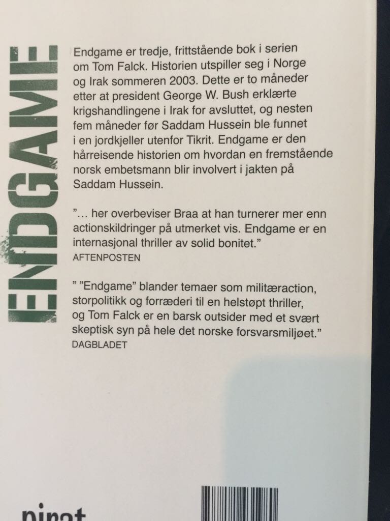 Endgame - Knut A. Braa (Piratforlaget - Paperback) book collectible [Barcode 9788281431980] - Main Image 2