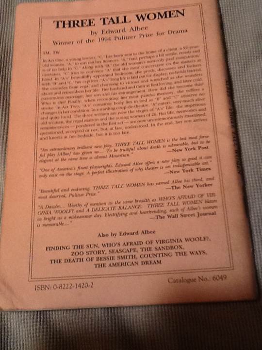 Three Tall Women  book collectible - Main Image 2