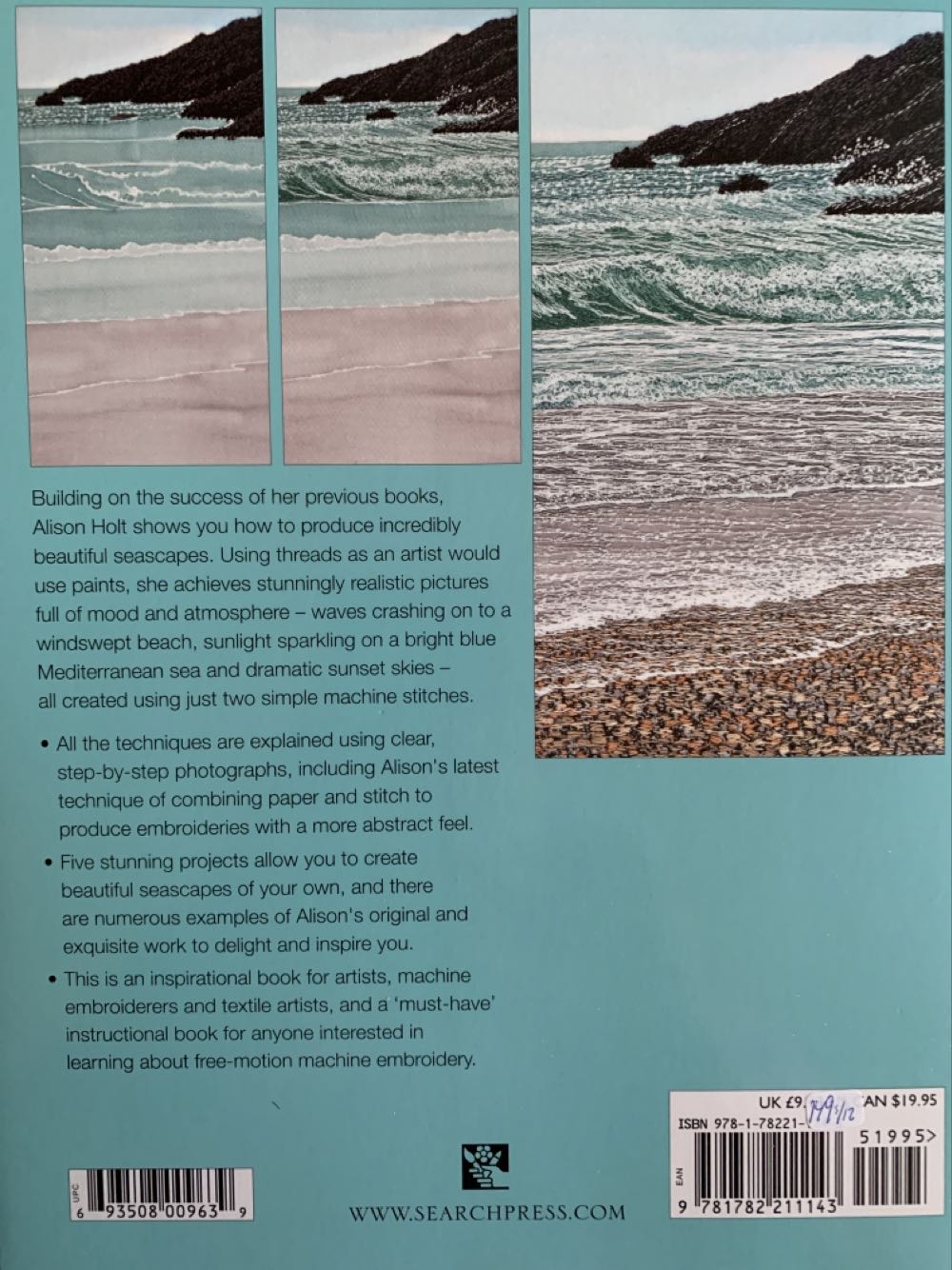 Seascape - Alison Holt (Search Press - Paperback) book collectible [Barcode 9781782211143] - Main Image 3