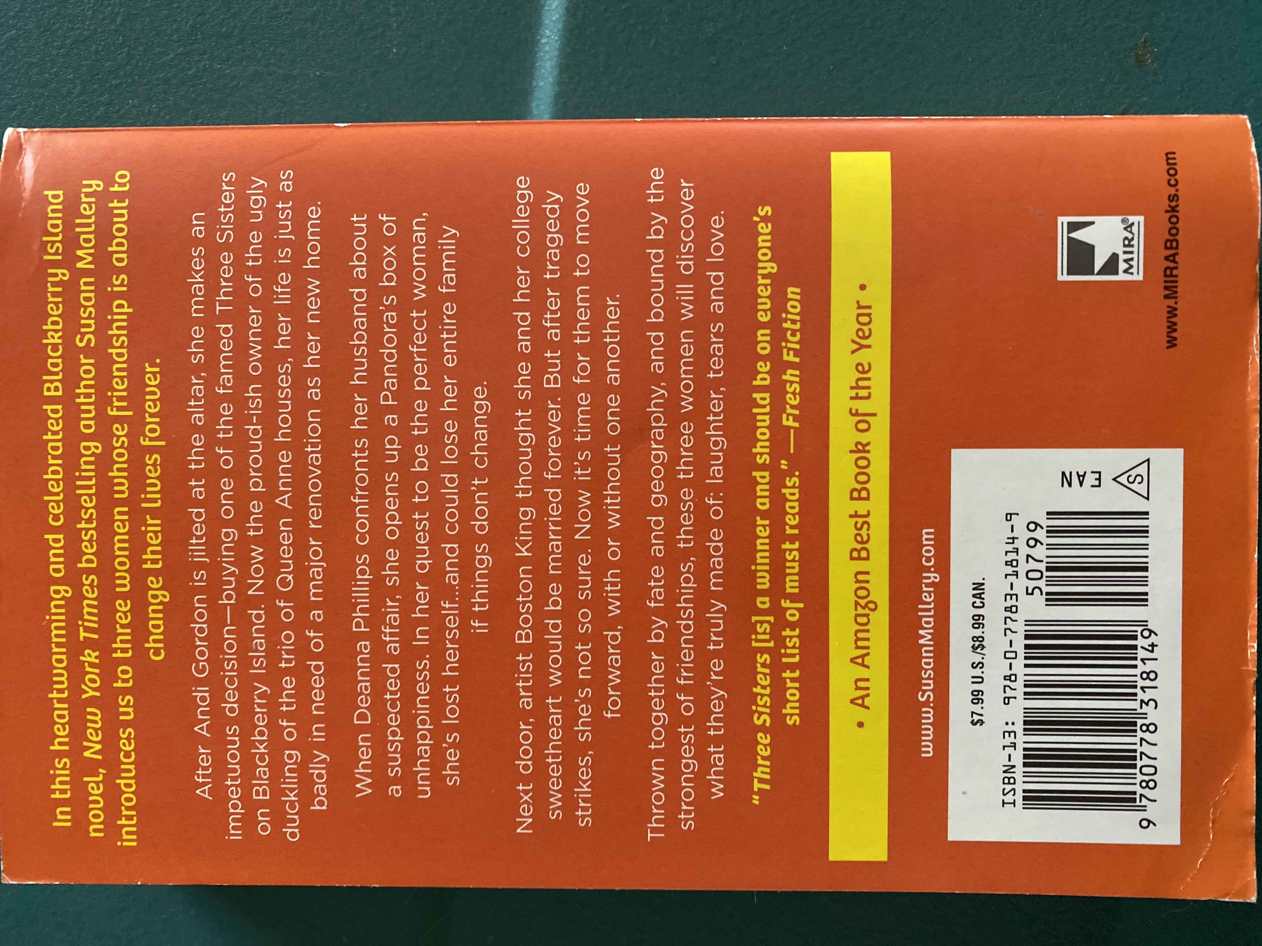 Three Sisters - Susan Mallery (Mira - eBook) book collectible [Barcode 9780778318149] - Main Image 2