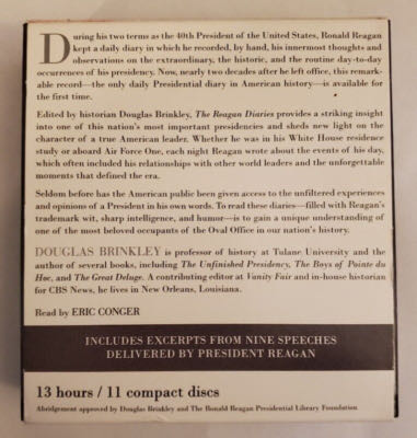 Reagan Diaries (Abridged: 3 CDs) (MP3) - Ronald Reagan (Harper Audio - Audiobook) book collectible [Barcode 9780061285646] - Main Image 2