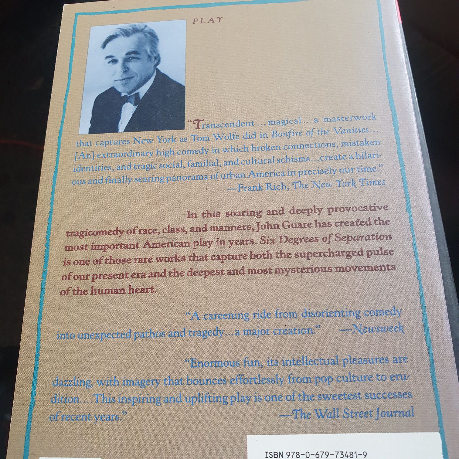 Six Degrees of Separation - John Guare book collectible [Barcode 9780679734819] - Main Image 2