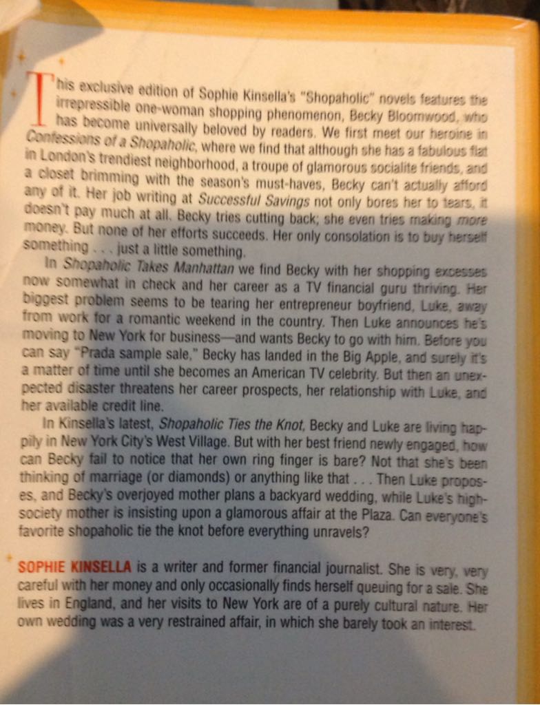 Confessions of a Shopaholic - Sophie, Kinsella (Black Swan - Paperback) book collectible [Barcode 9780965075091] - Main Image 2