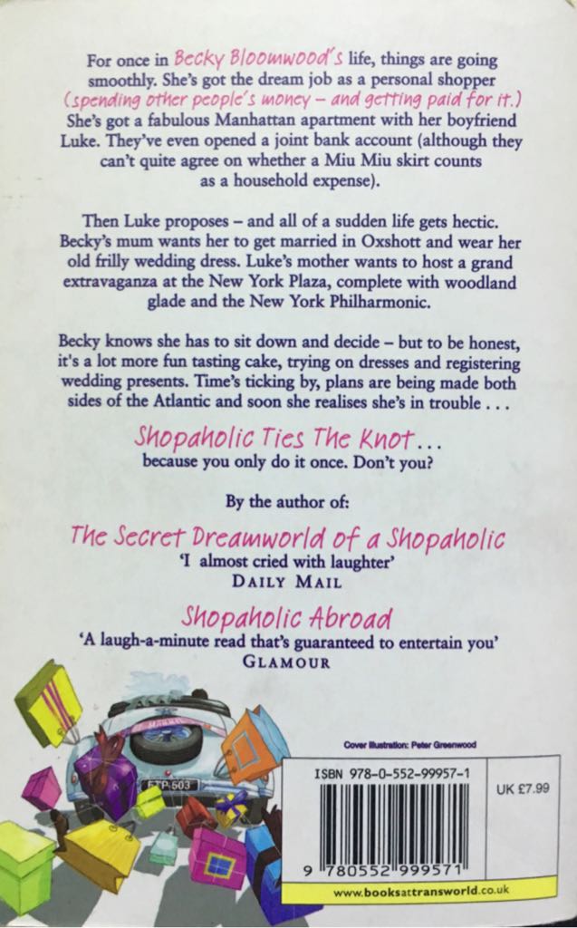 Shopaholic Ties the Knot - Sophie Kinsella (Transworld Publishers - Paperback) book collectible [Barcode 9780552999571] - Main Image 2