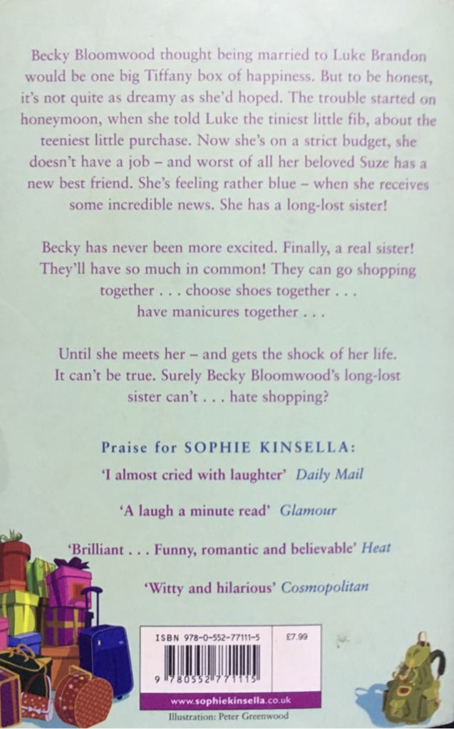 Shopaholic and Sister - Sophie Kinsella (Black Swan - Paperback) book collectible [Barcode 9780552771115] - Main Image 2