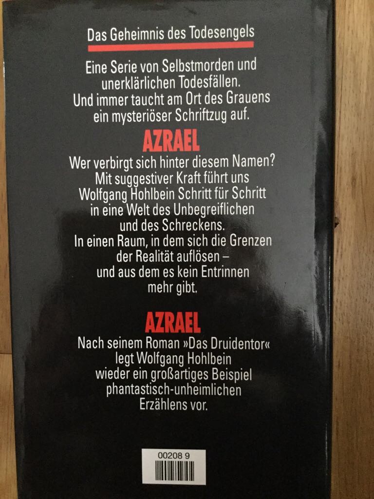 Azrael  book collectible [Barcode 3453080122] - Main Image 2