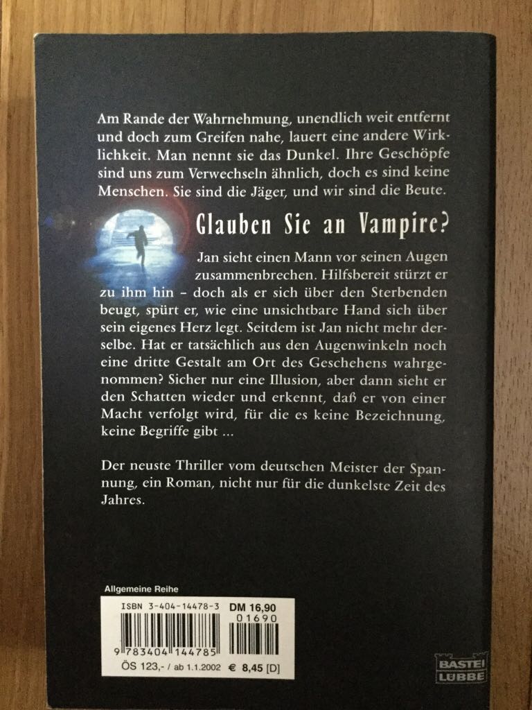 Dunkel  (Bastei LÃ¼bbe - Paperback) book collectible [Barcode 9783404144785] - Main Image 2
