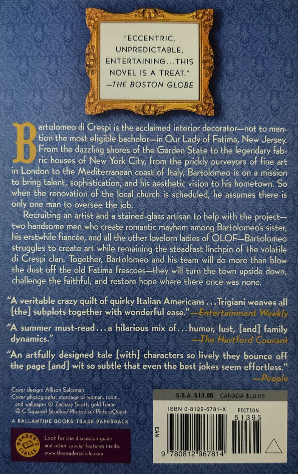 Rococo - Adriana Trigiani (Ballantine Books - Trade Paperback) book collectible [Barcode 9780812967814] - Main Image 2