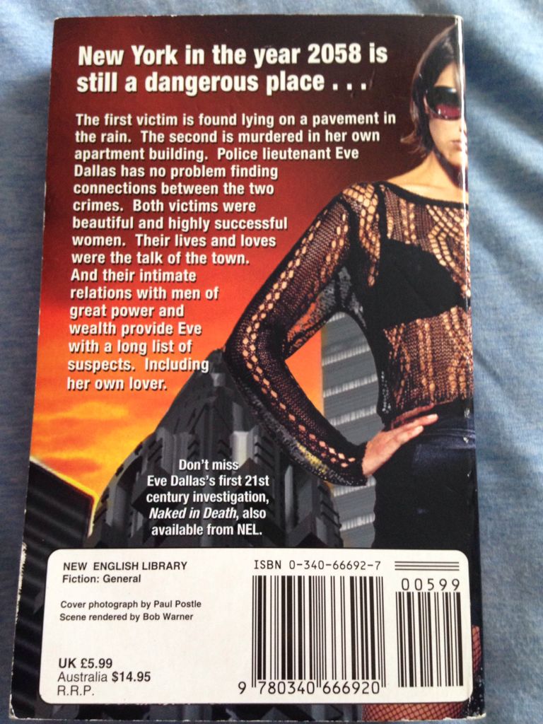 Glory in Death  (New English Library - Paperback) book collectible [Barcode 9780340666920] - Main Image 2