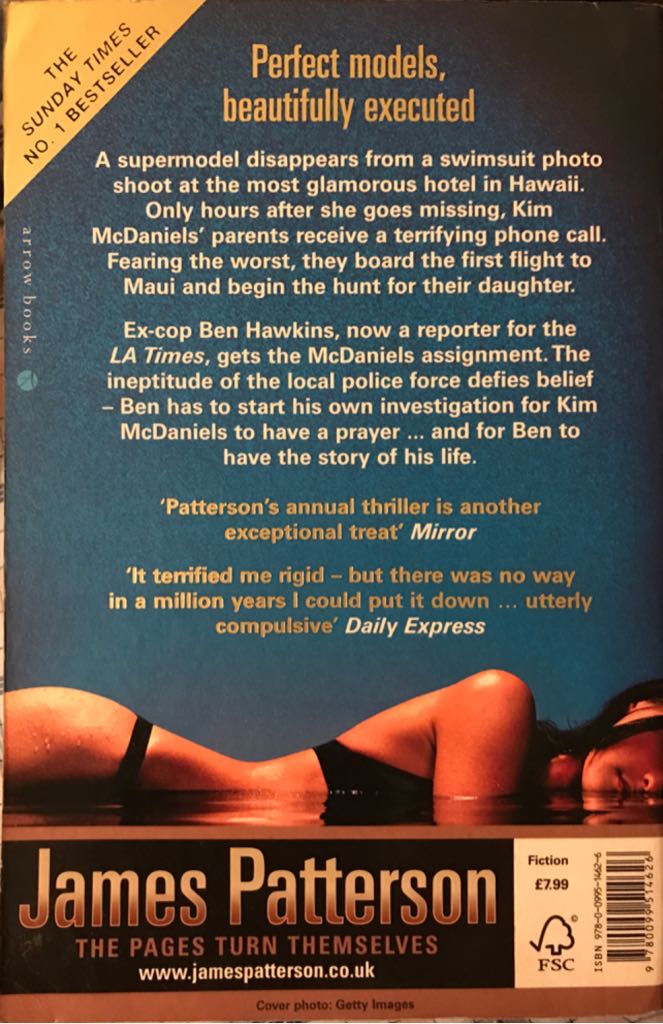 Swimsuit - James Patterson (Arrow Books - Trade Paperback) book collectible [Barcode 9780099514626] - Main Image 2