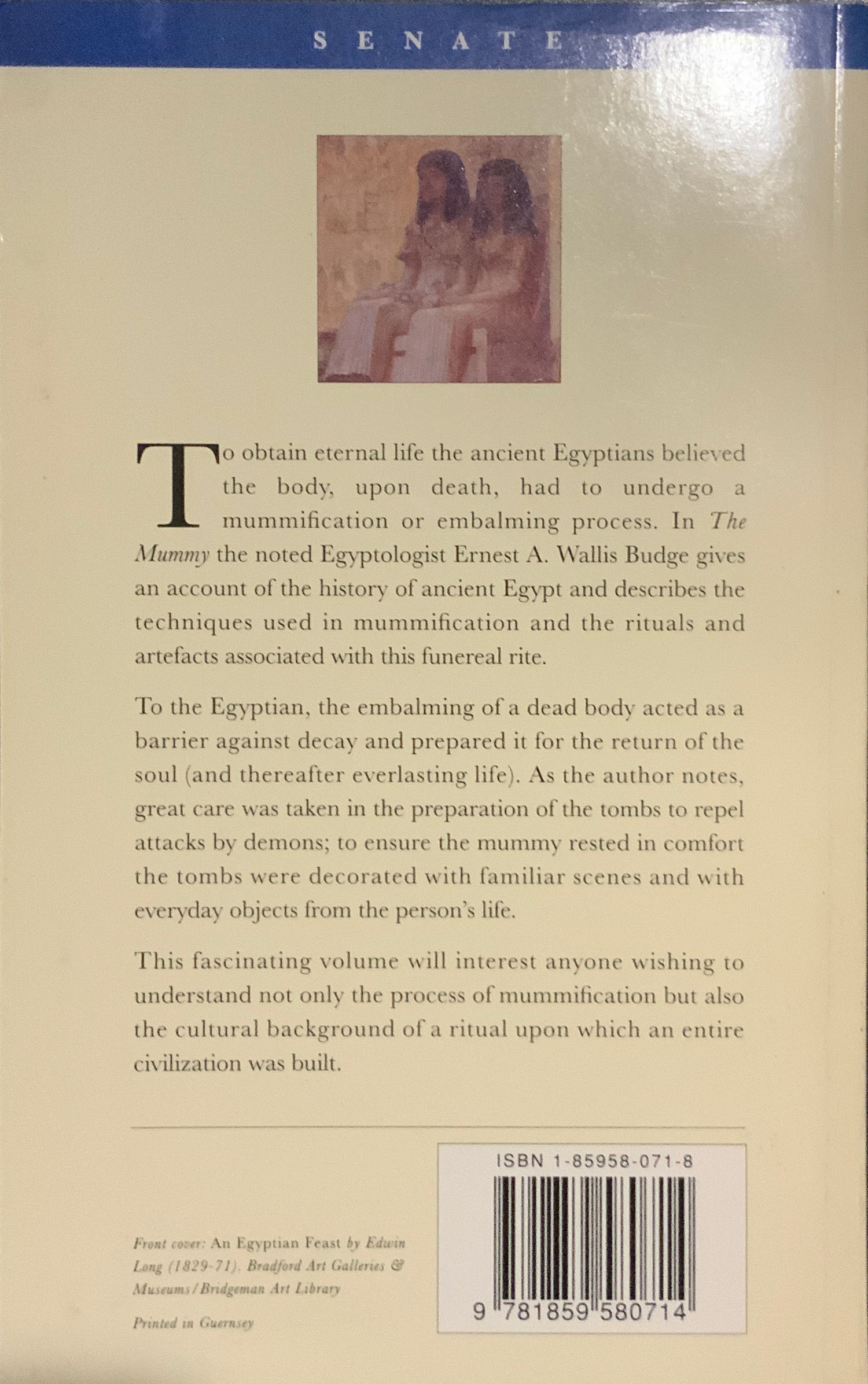 The Mummy - E. A. Wallis Budge (Senate - Paperback) book collectible [Barcode 9781859580714] - Main Image 2