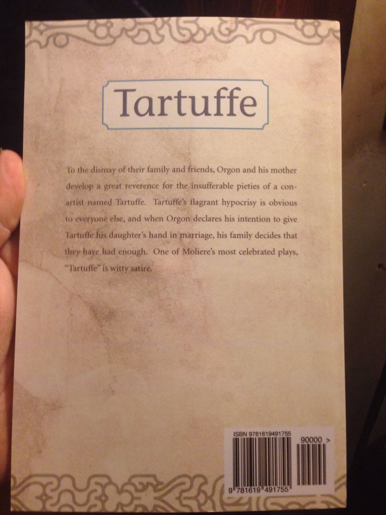 Tartuffe - Molière book collectible [Barcode 9781619491755] - Main Image 2