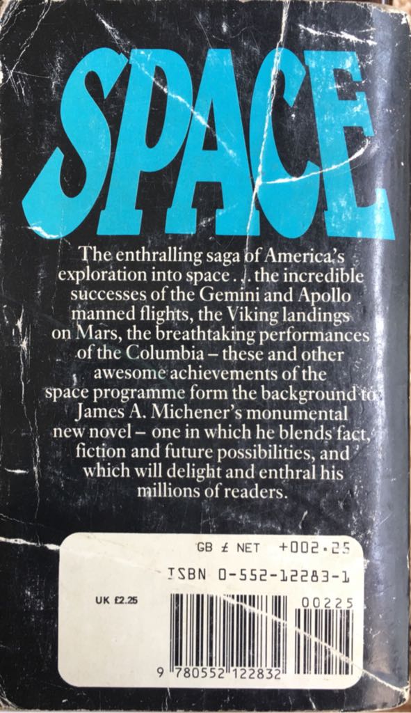 Space - James A Michener (Corgi Books - Paperback) book collectible [Barcode 9780552122832] - Main Image 2