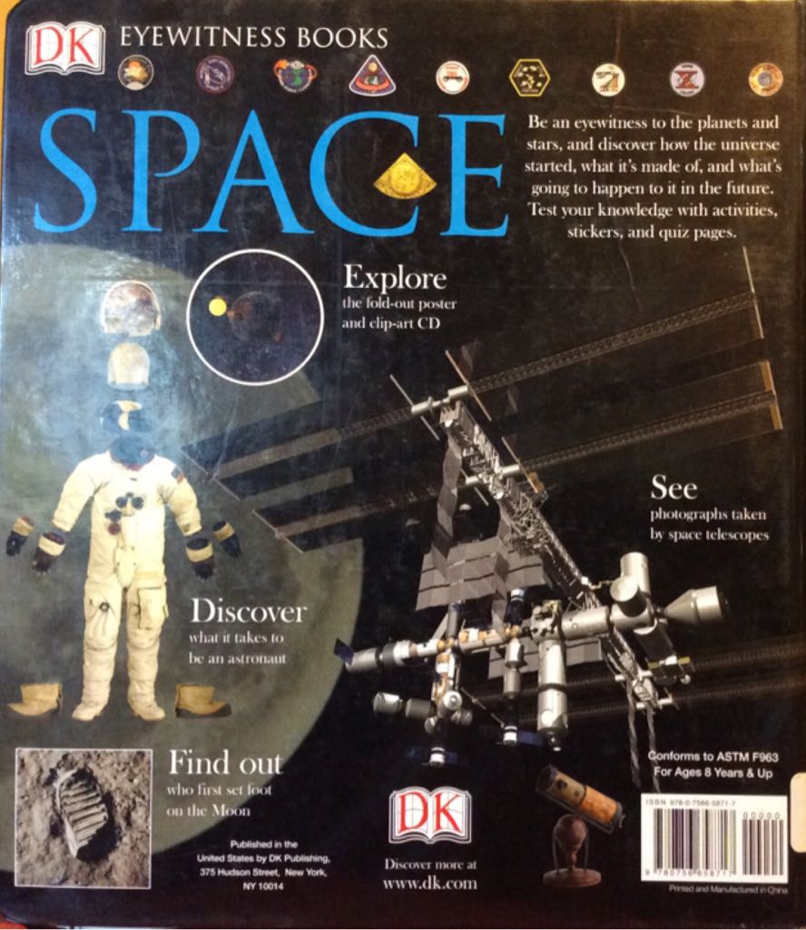 Space  (A Dorling Kindersley Book - Hardcover) book collectible [Barcode 9780756658717] - Main Image 2