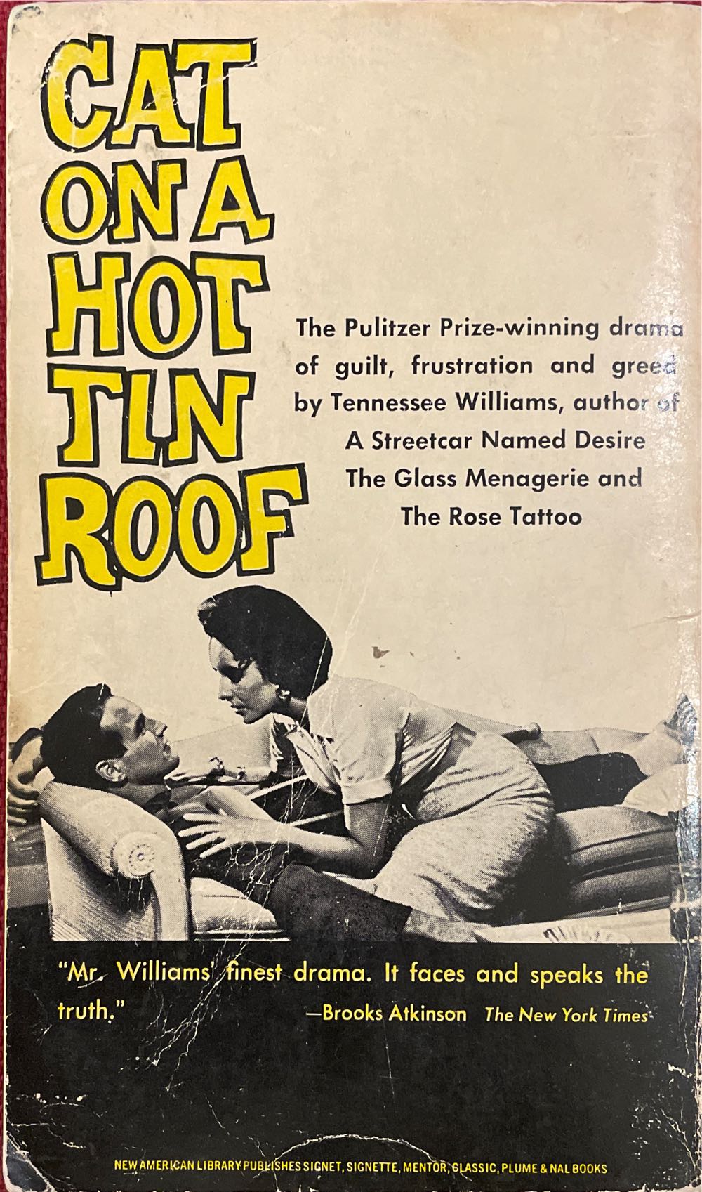 Cat on a Hot Tin Roof - Tennessee Williams (Paperback) book collectible - Main Image 2