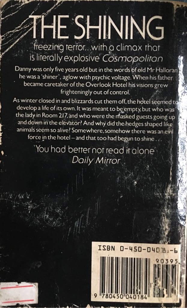 The Shining - Stephen King (New English Library - Paperback) book collectible [Barcode 9780450040184] - Main Image 2