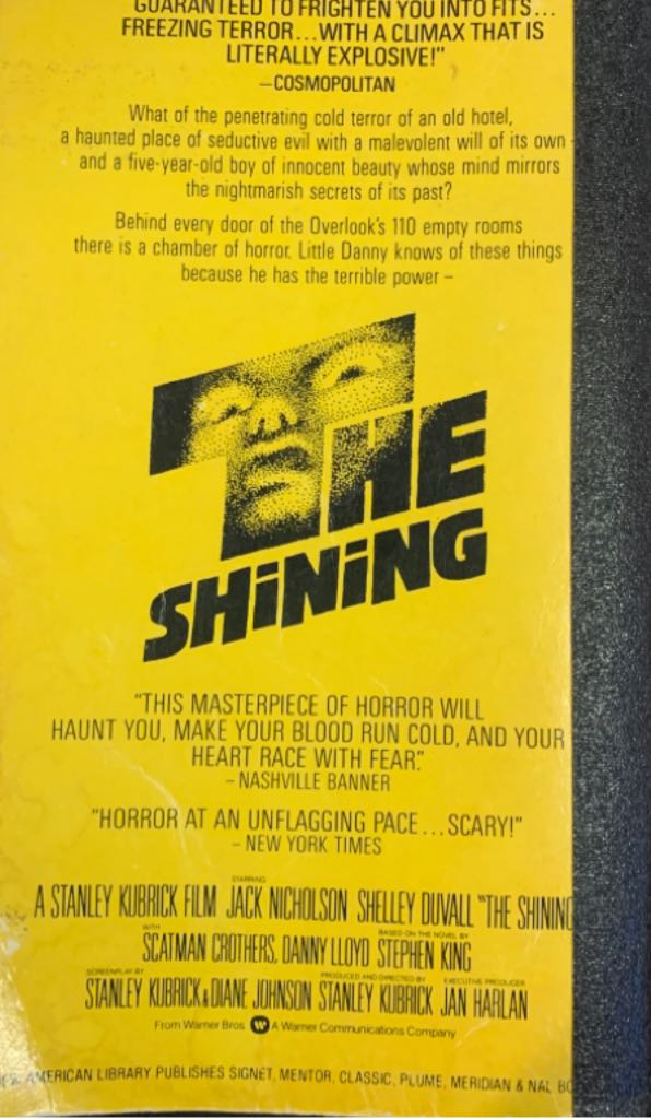 The Shining - Stephen King (Signet - Paperback) book collectible [Barcode 9780451092168] - Main Image 2