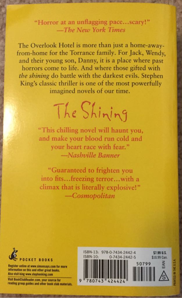 The Shining - Stephen King (Pocket - Paperback) book collectible [Barcode 9780743424424] - Main Image 2