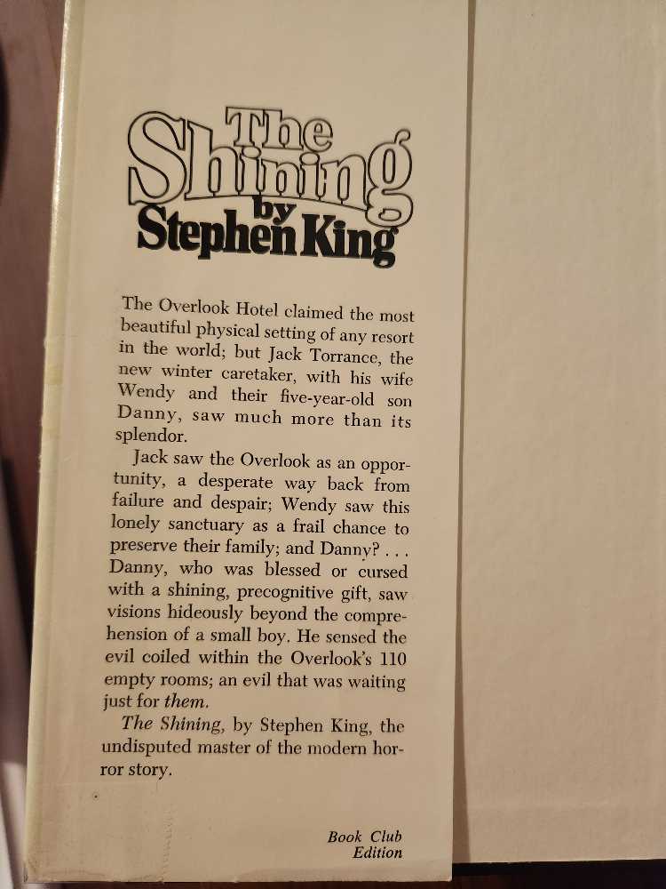 The Shining - Stephen King (Doubleday - Hardcover) book collectible - Main Image 4