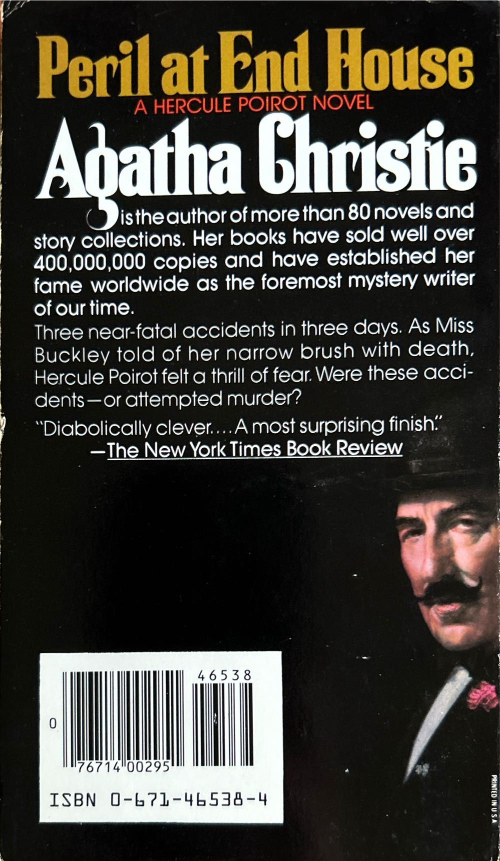 Peril at End House - Agatha Christie (Pocket - Paperback) book collectible [Barcode 9780671465384] - Main Image 3