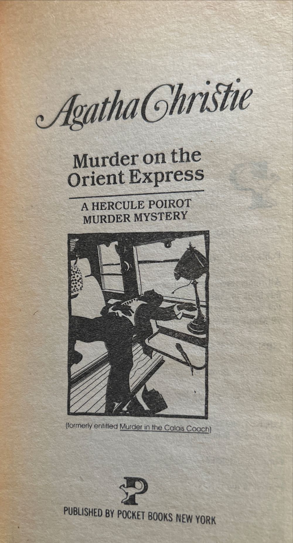 Murder on the Orient Express - Christie, Agatha (Pocket Books - Paperback) book collectible [Barcode 9780671523688] - Main Image 4