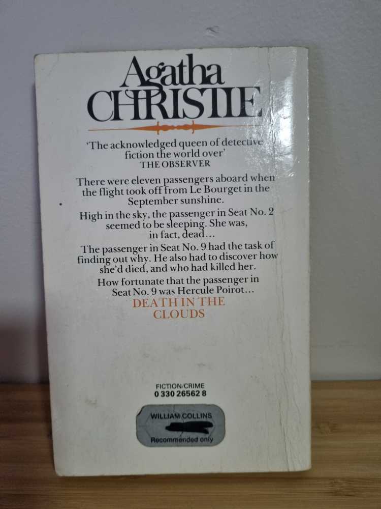 Death in the Clouds - Agatha Christie (Pan - Paperback) book collectible [Barcode 9780330265621] - Main Image 2