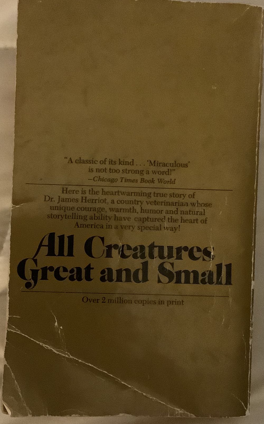 All Creatures Great and Small - James Herriot (Bantam Books - Paperback) book collectible [Barcode 9780553107593] - Main Image 2