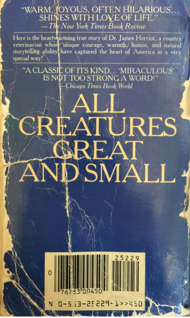 All Creatures Great and Small - James Herriot (Bantam) book collectible [Barcode 9780553252293] - Main Image 2