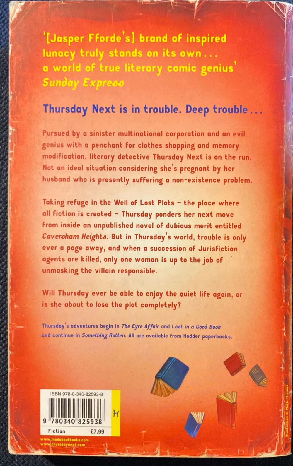 The Well of Lost Plots - Jasper Fforde (Hodder and Stoughton - Paperback) book collectible - Main Image 2