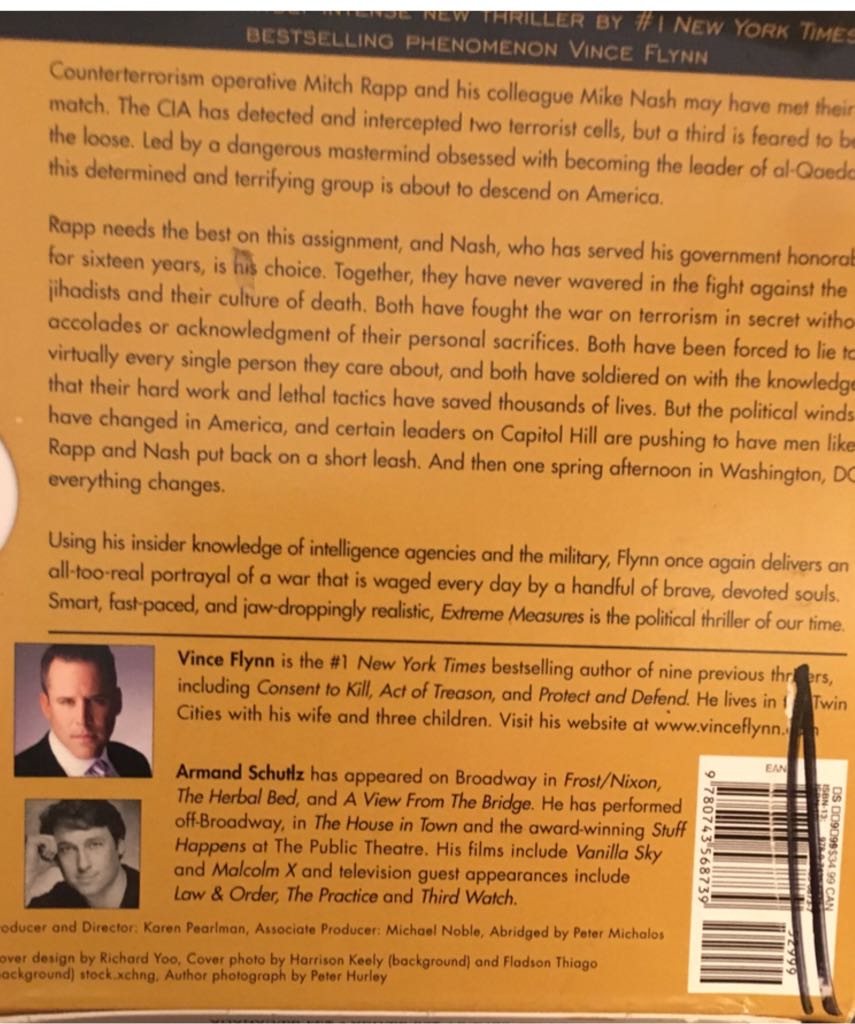 Extreme Measures  - Palmer, Michael book collectible [Barcode 9780743568739] - Main Image 2