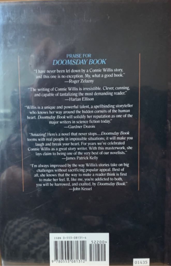Doomsday Book - Connie Willis (The Broken Binding - Hardcover) book collectible [Barcode 9780553081312] - Main Image 2