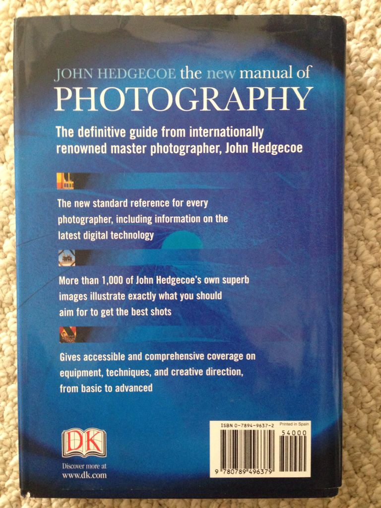 New Manual of Photography-10: 0789496372-13: - John Hedgecoe (DK Publishing - Hardcover) book collectible [Barcode 9780789496379] - Main Image 2