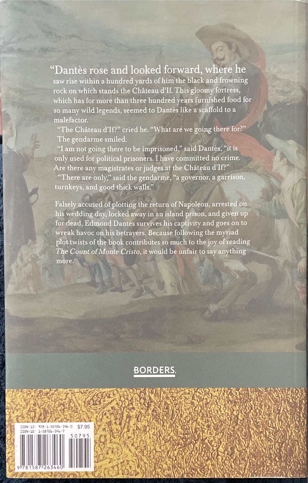Count of Monte Cristo, The - Alexandre Dumas (Borders Classics - Paperback) book collectible [Barcode 9781587263460] - Main Image 2
