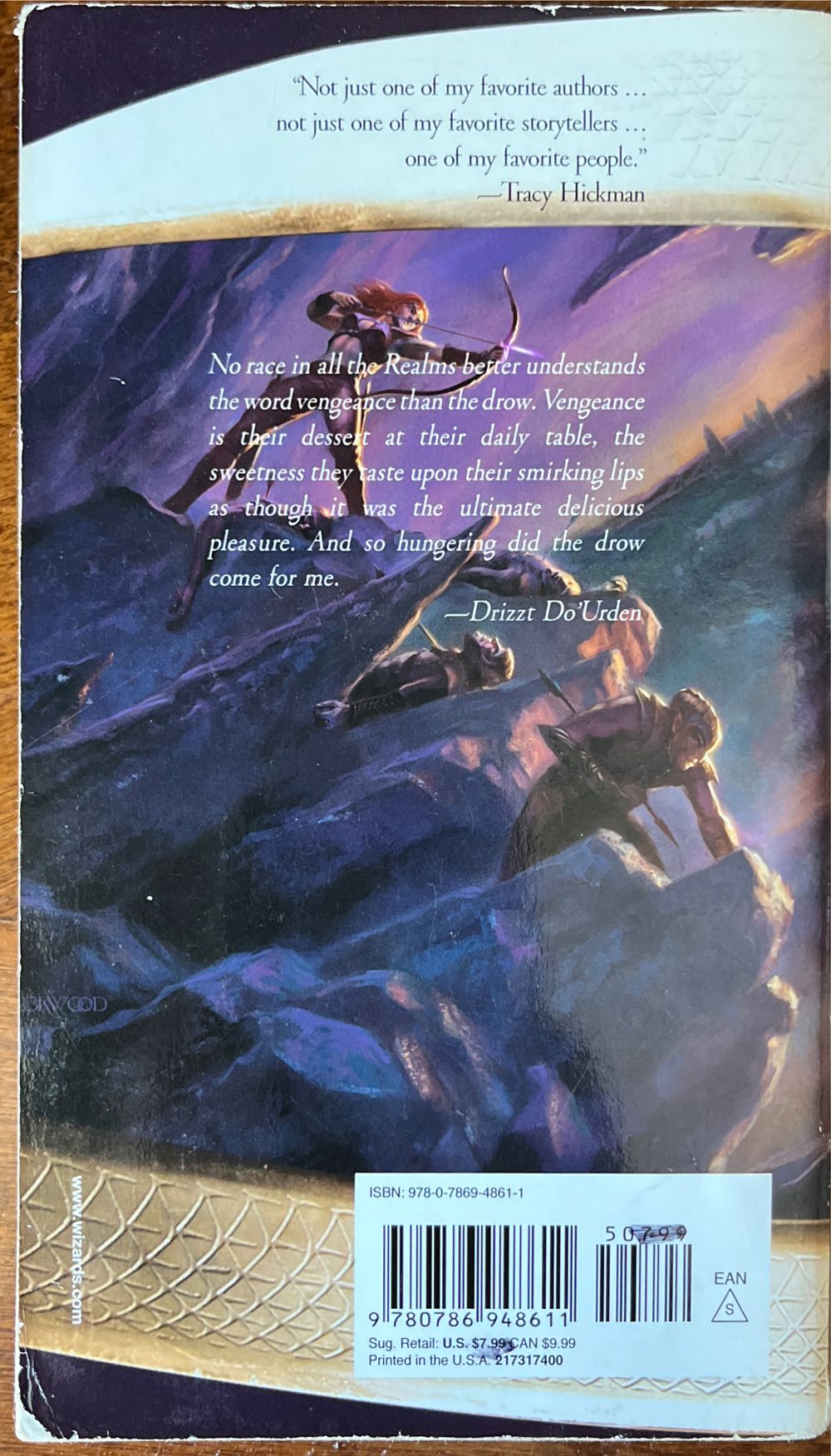 Starless Night - R A Salvatore (Wizards of the Coast - Paperback) book collectible [Barcode 9780786948611] - Main Image 2