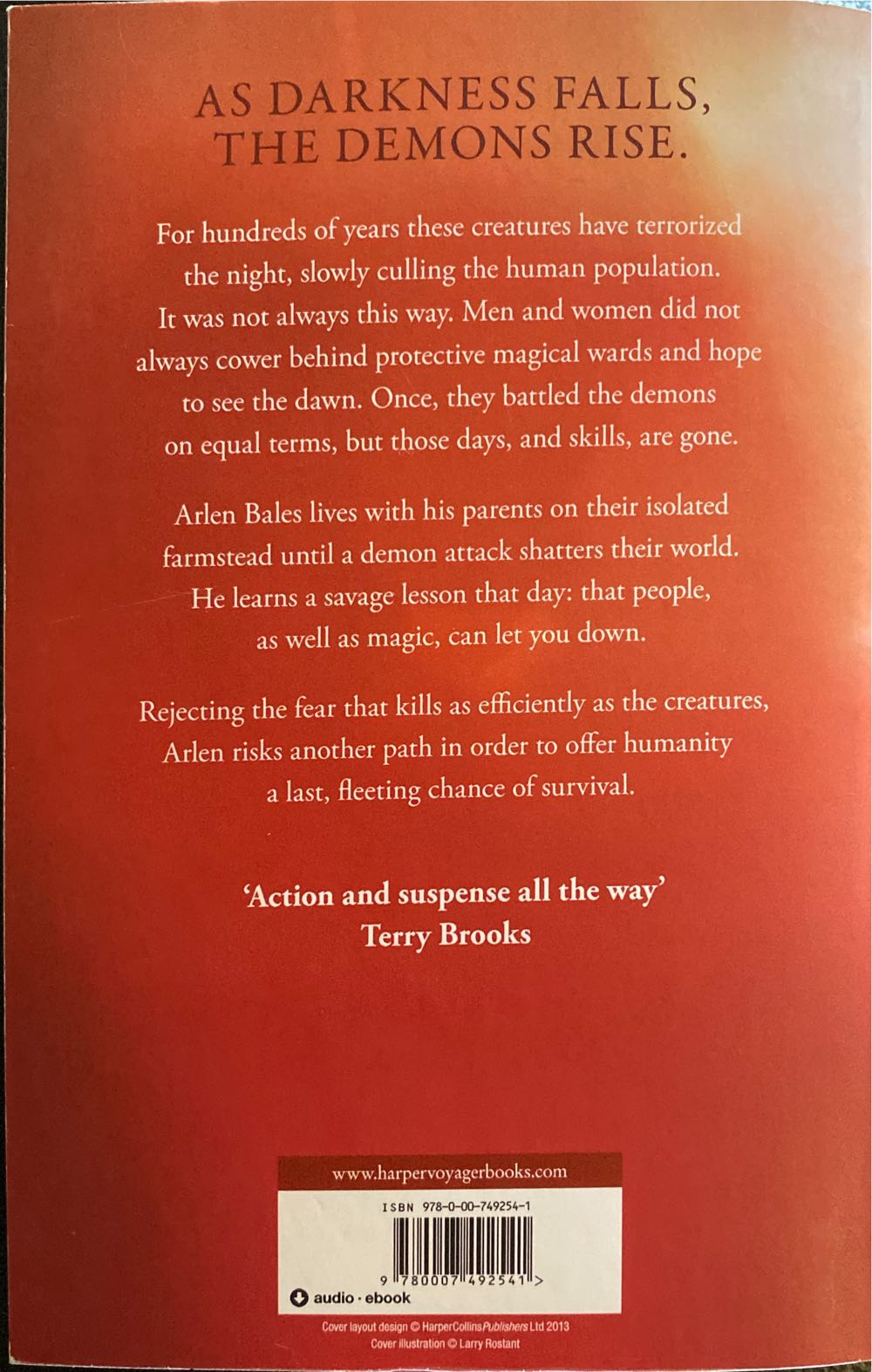 The Painted Man - Peter V. Brett (Voyager - Kindle) book collectible [Barcode 9780007492541] - Main Image 2