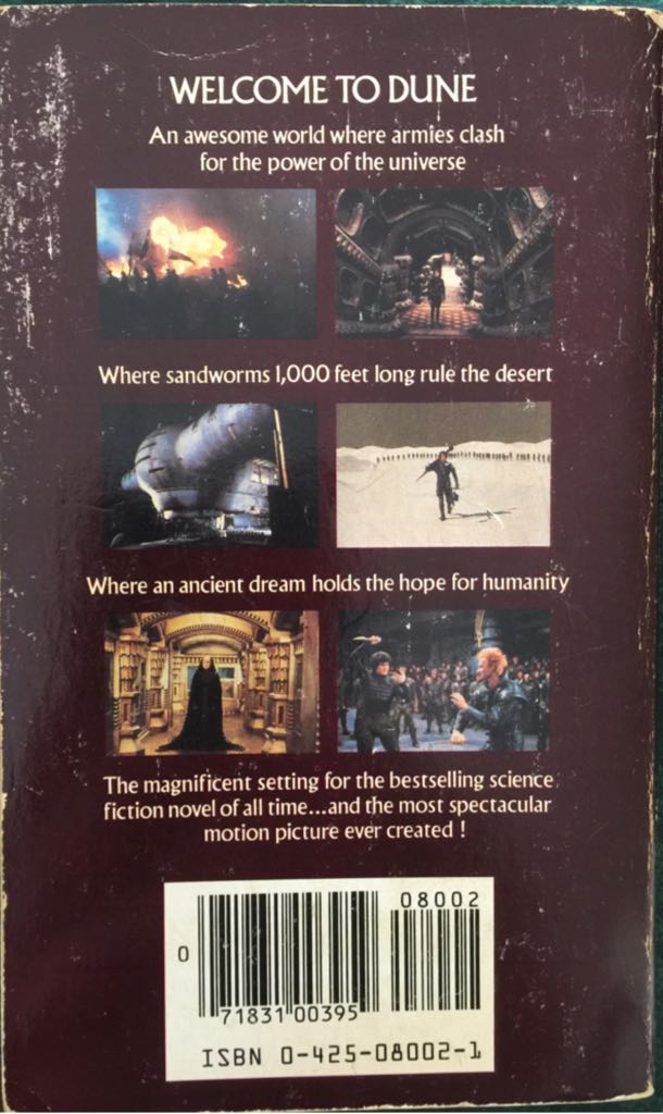 Dune - Frank Herbert (Berkley - Paperback) book collectible [Barcode 9780425080023] - Main Image 2