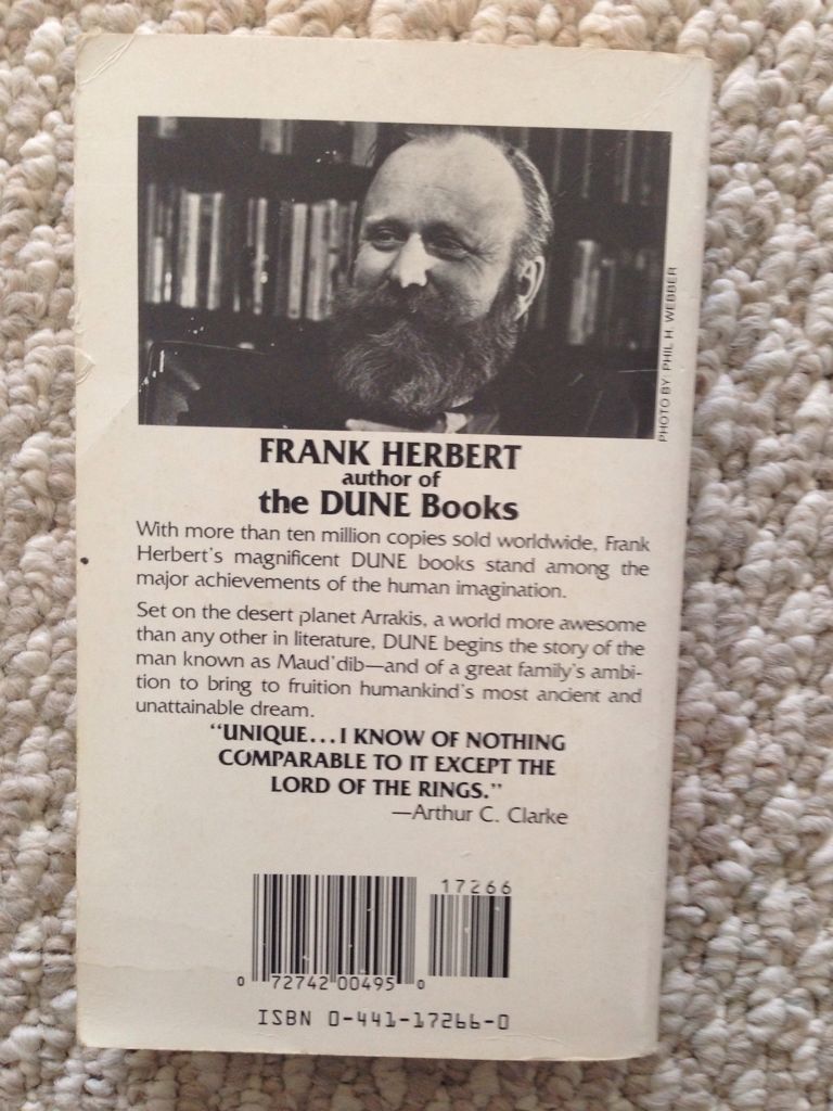 Dune - Frank Herbert (Ace - Paperback) book collectible [Barcode 9780441172665] - Main Image 2