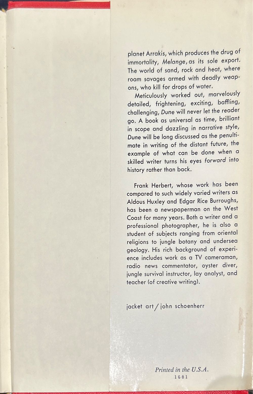 Dune - Frank Herbert (Chilton Book Co - Hardcover) book collectible - Main Image 4