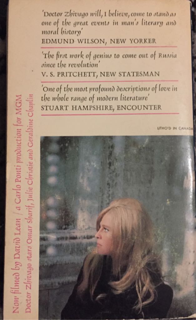 Doctor Zhivago  (Fontana Books - Paperback) book collectible - Main Image 2